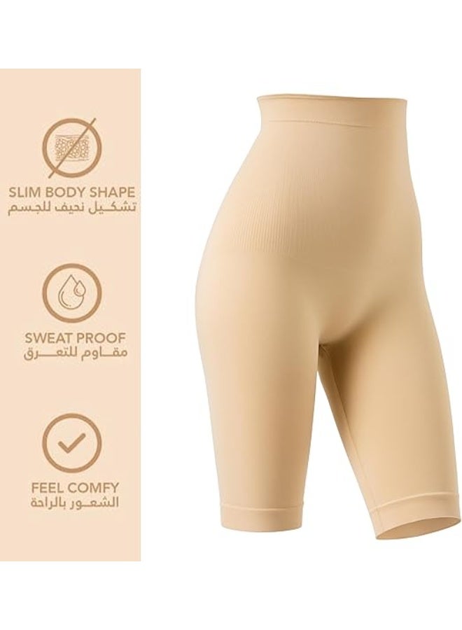 Women's Long Corset Slimming Tummy Tightening Thighs High Waist Body Shaper Butt Lifter - Image 3