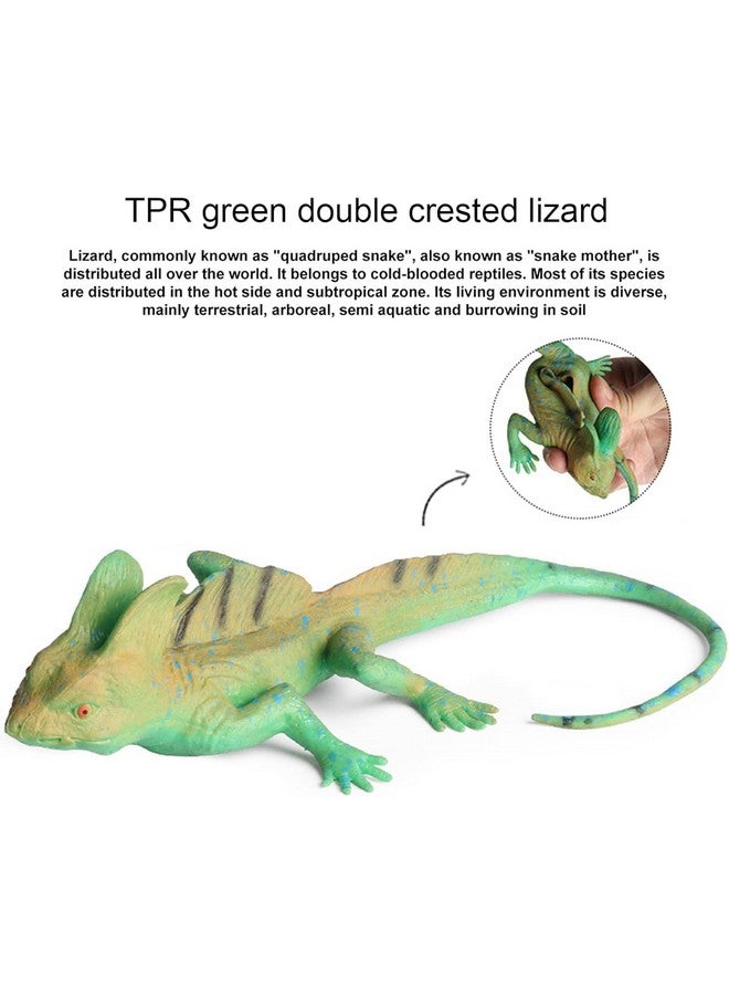 SUPER TOY Iguanas Reptile Toy for Kids Realistic Gecko Lizard Figurine Rubber Animal Cold Blooded Lifelike Soft Prank Toys Educational Gift Boys Girls - Image 4