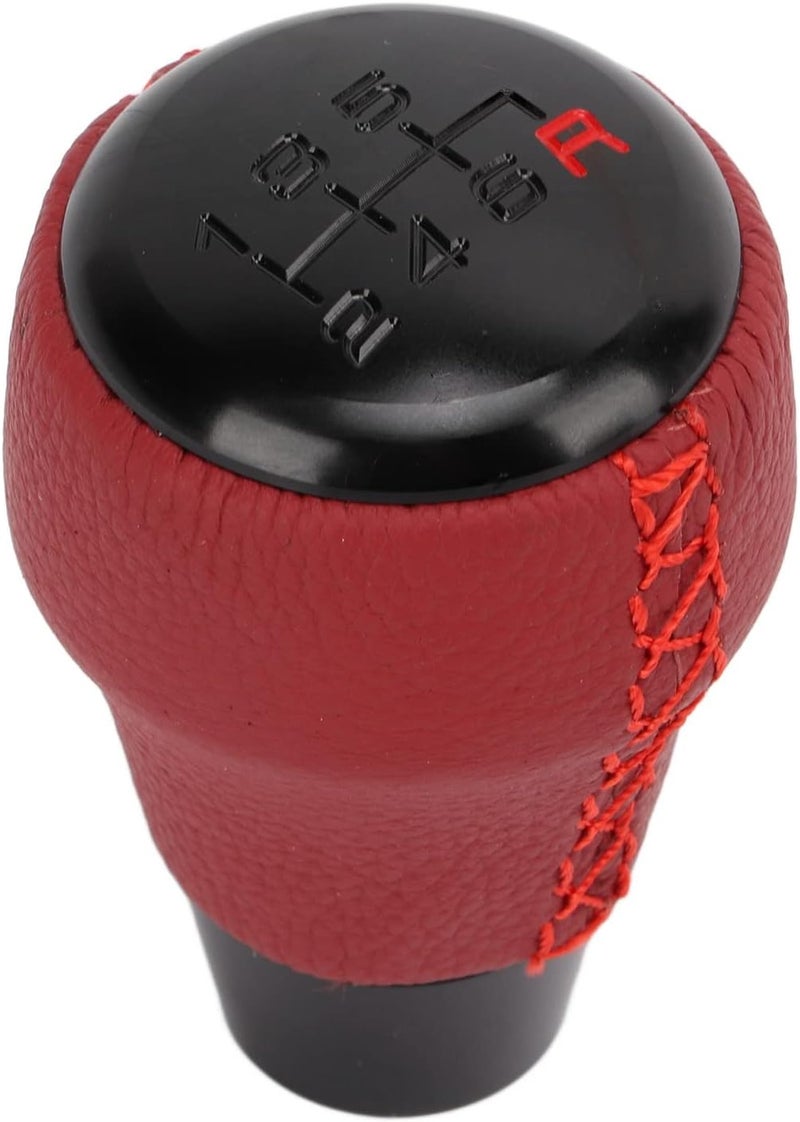 Gear Shift Knob, Artificial Leather Replacement, Aluminum Alloy, Fit for Type R 2017-2019 - Frosted Grip Design, Smooth Shifting, Easy Installation - Image 4