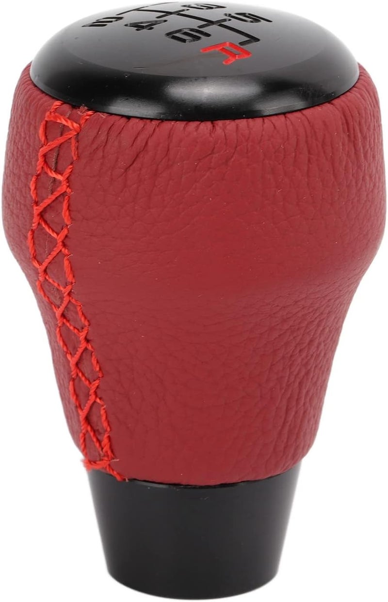 Gear Shift Knob, Artificial Leather Replacement, Aluminum Alloy, Fit for Type R 2017-2019 - Frosted Grip Design, Smooth Shifting, Easy Installation - Image 1