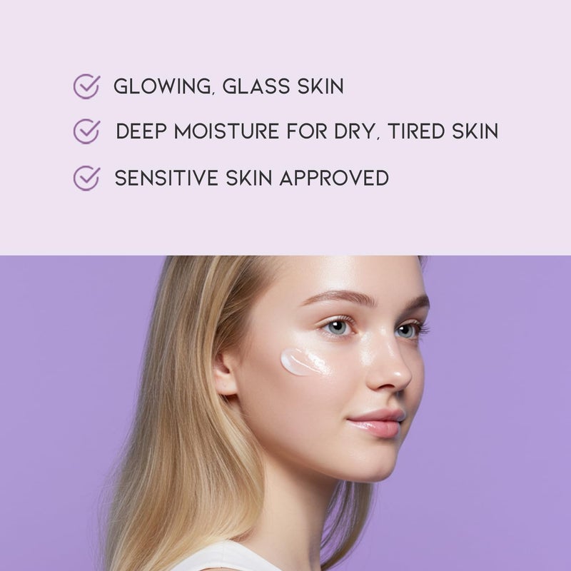 #OOTD Deep Moisturizer Skin Barrier Cream For Men Women, Ceramide Niacinamide Hyaluronic Acid Hydrating Dry Sensitive Skin Soothing Irritation. Moisture Cream 50ml 1.69 Fl Oz - Image 5