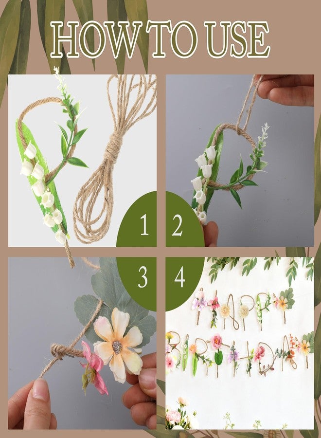 Norme 2 Pcs Wildflower Birthday Party Decorations Banner Metal 3D Flower Happy Birthday Garland Garden Spring Tea Fairy Party Decorations for 16 21st 30th 40th 50th 60th 70th - Image 4