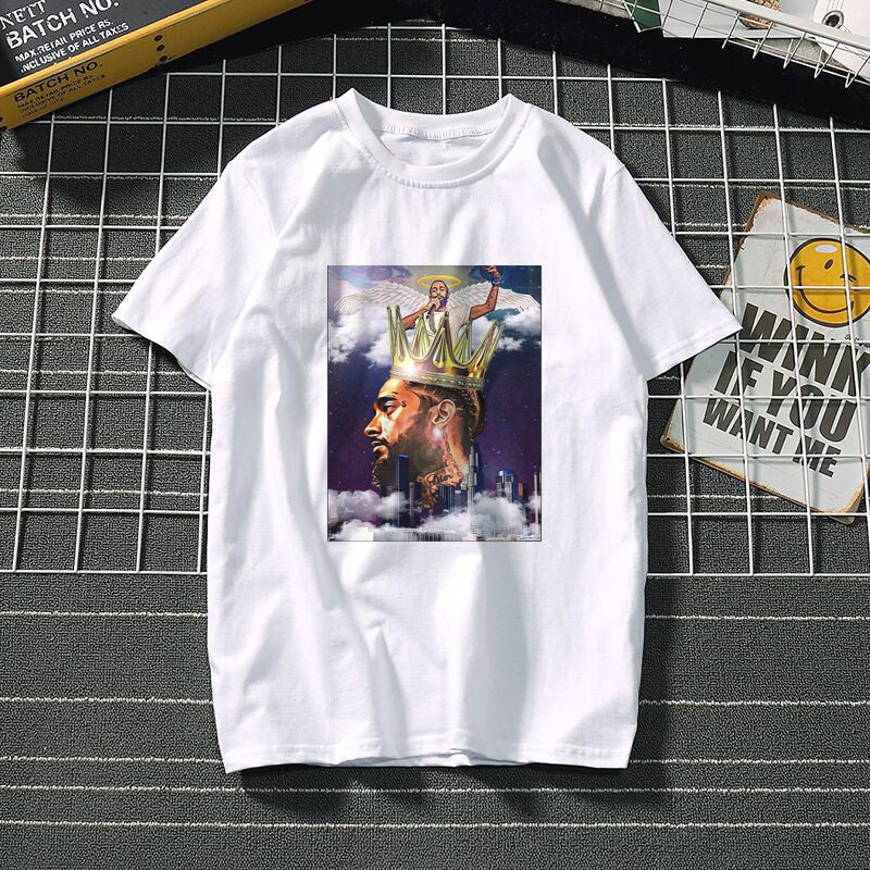 Short-Sleeved The Great Nipsey Men'S Printed T-Shirt 2019 White Nipsey Husslt-Shirt - Image 1