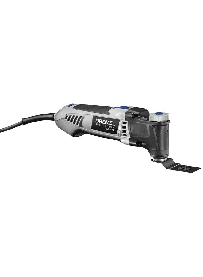 DREMEL Dremel Multi-Max 3.5 Amp Oscillating Tool Kit with Tool-LESS Accessory Change- Multitool with 12 Accessories- Compact Head & Angled Body- Drywall, Nails, Remove Grout & Sanding- MM35-01  - Image 2