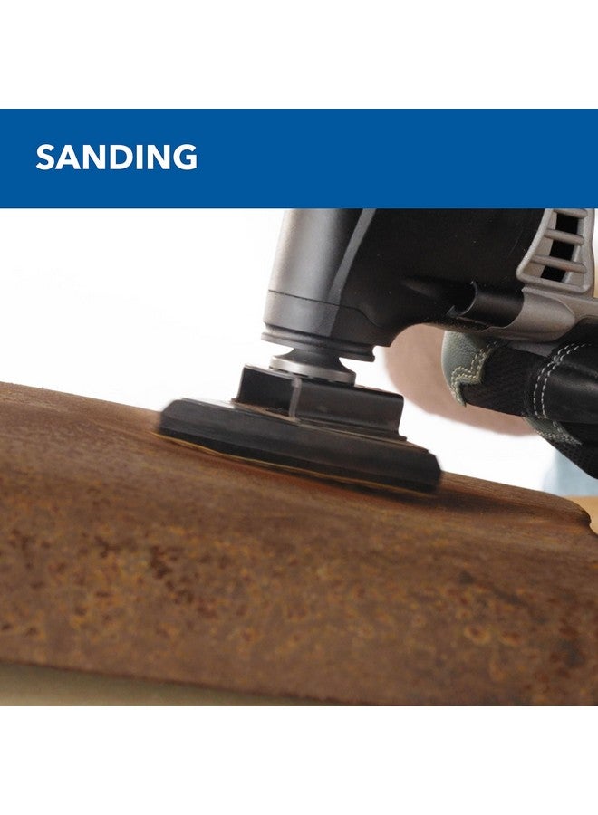 DREMEL Dremel Multi-Max 3.5 Amp Oscillating Tool Kit with Tool-LESS Accessory Change- Multitool with 12 Accessories- Compact Head & Angled Body- Drywall, Nails, Remove Grout & Sanding- MM35-01  - Image 5