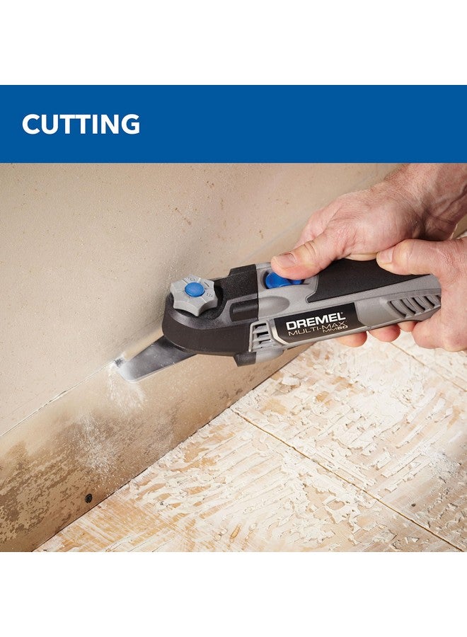 DREMEL Dremel Multi-Max 3.5 Amp Oscillating Tool Kit with Tool-LESS Accessory Change- Multitool with 12 Accessories- Compact Head & Angled Body- Drywall, Nails, Remove Grout & Sanding- MM35-01  - Image 4