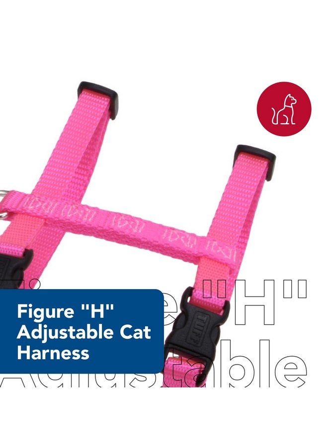 كوستال حزام قطط قابل للتعديل على شكل حرف "H" من Coastal Pet - لوازم القطط الخارجية - مريح للقطط - مشابك قفل آمنة - أحمر، 3/8 بوصة × 10 بوصة - 18 بوصة - Image 2