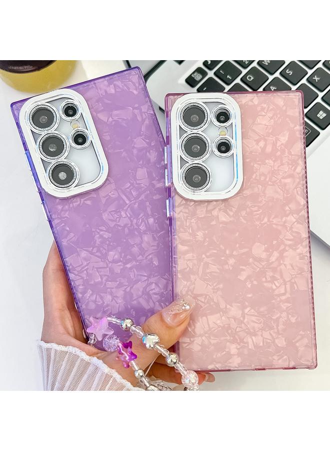 S-TOP Case For Samsung Galaxy A15 5G Plating Glitter Texture Chain Wristband TPU Phone Case with Lens Film - Image 3