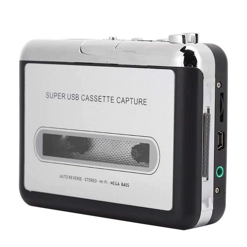 Portable Stereo Cassette Player USB Tape to MP3 Converter with USB Cable - Image 3
