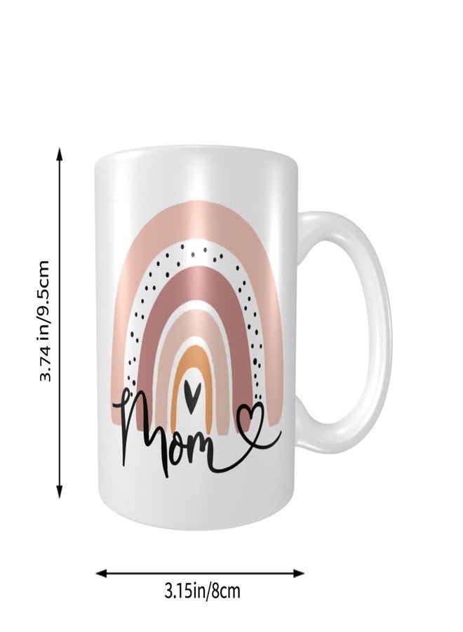 Wisedeal Funny Mom Coffee Mug for New Mama - Ceramic 11 Oz Cups Gift with Mothers Day, First Time Mom Gifts for Birthday Christmas, White TeaCup - Image 2