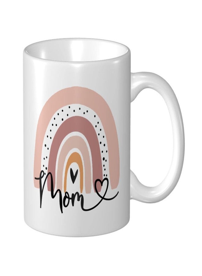 Wisedeal Funny Mom Coffee Mug for New Mama - Ceramic 11 Oz Cups Gift with Mothers Day, First Time Mom Gifts for Birthday Christmas, White TeaCup - Image 1