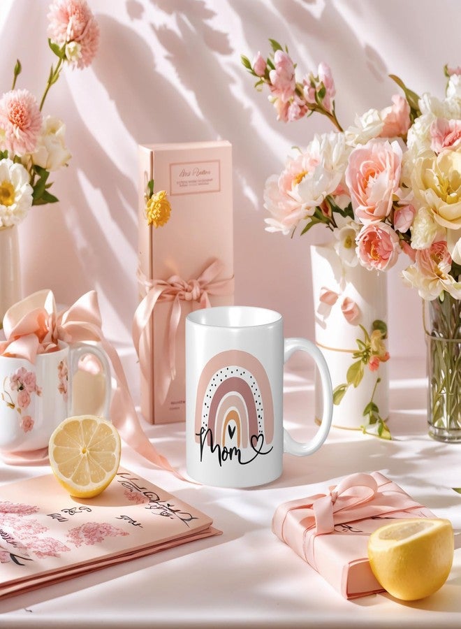 Wisedeal Funny Mom Coffee Mug for New Mama - Ceramic 11 Oz Cups Gift with Mothers Day, First Time Mom Gifts for Birthday Christmas, White TeaCup - Image 3