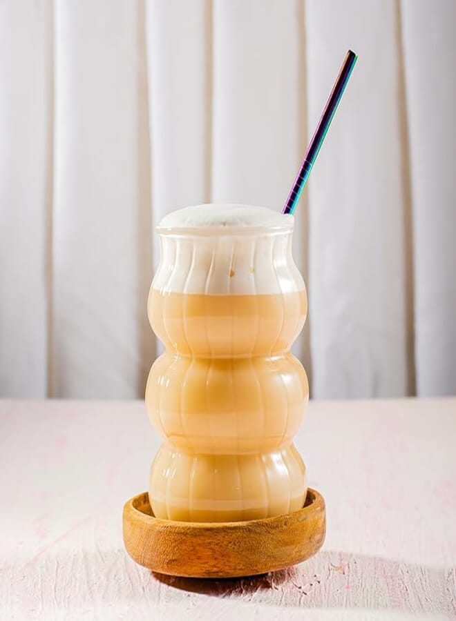 HomePro Striped Bubble Glass Cup 6 Pieces Set HPRV728