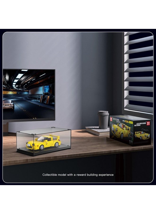 mould king Mould King Speed Champion Car Building Toys with Acrylic Display Case Model Race Car Toy Building Blocks Kit 27016 Collectible Racing Vehicle Set for Kids Age 8+ Teens Adults  - Image 3