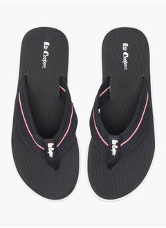 Lee Cooper Men's Textured Slip-On Thong Slippers  - Image 1