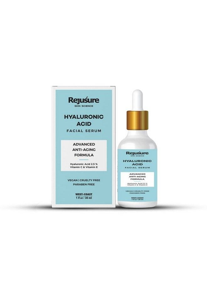 Rejusure Hyaluronic Acid Facial Serum Advance Anti Aging Hydration 30 Ml  - Image 2