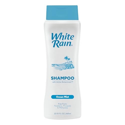 White Rain Moisturizing Shampoo - Ocean Mist Scent, 15 fl oz, Hydrating Shampoo for Men & Women, Paraben-Free & Cruelty-Free with White Lily, Green Tea & Rice Protein - Image 1