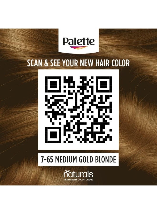 Schwarzkopf Palette Naturals 7-65 Medium Gold Blonde - Image 3