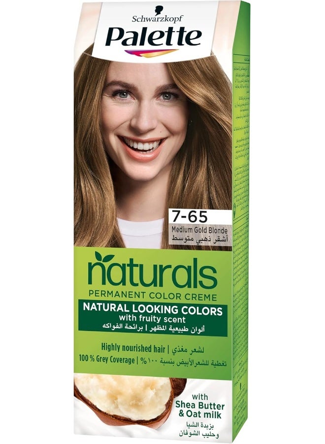 Schwarzkopf Palette Naturals 7-65 Medium Gold Blonde - Image 1