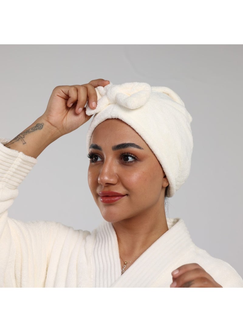 Relef Quick Dry Hair Towel 25×75 cm Ultra Absorbent Hair Wrap - Image 2