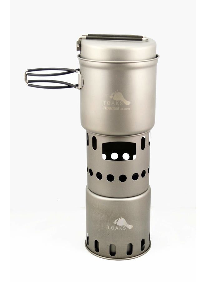 TOAKS Titanium Backpacking Wood Burning Stove - Image 5
