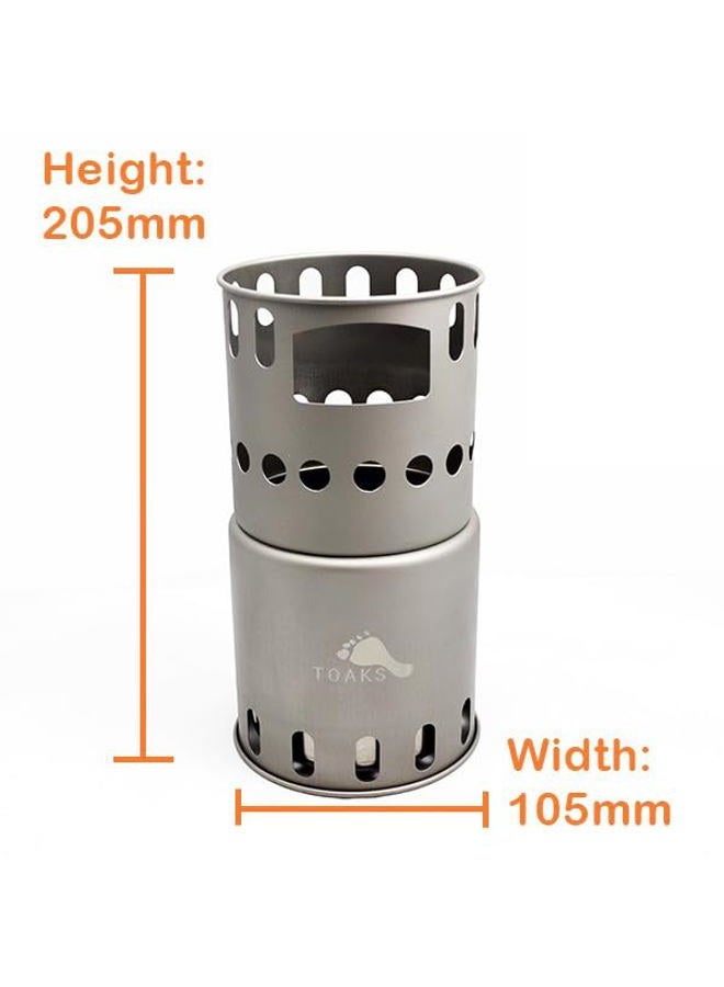 TOAKS Titanium Backpacking Wood Burning Stove - Image 2