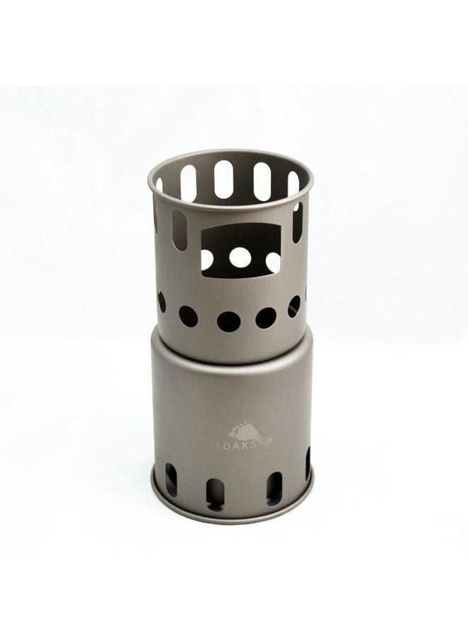 TOAKS Titanium Backpacking Wood Burning Stove - Image 1