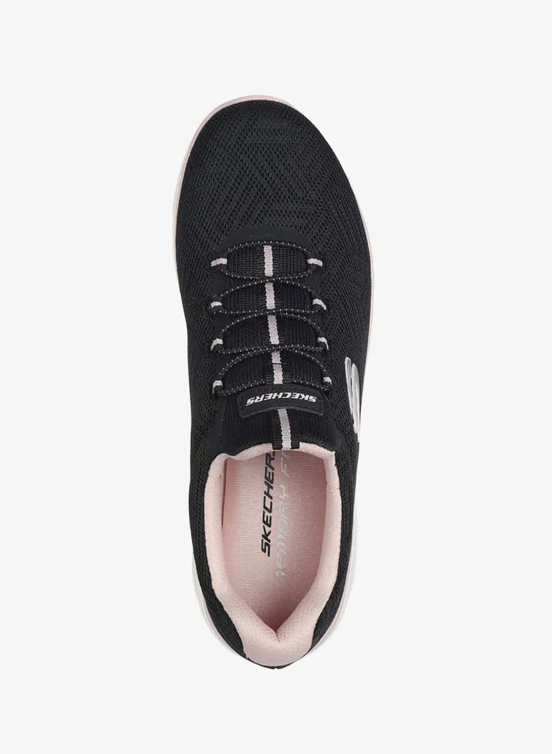 سكيتشرز أحذية رياضية نسائية سهلة الارتداء بنقوش -