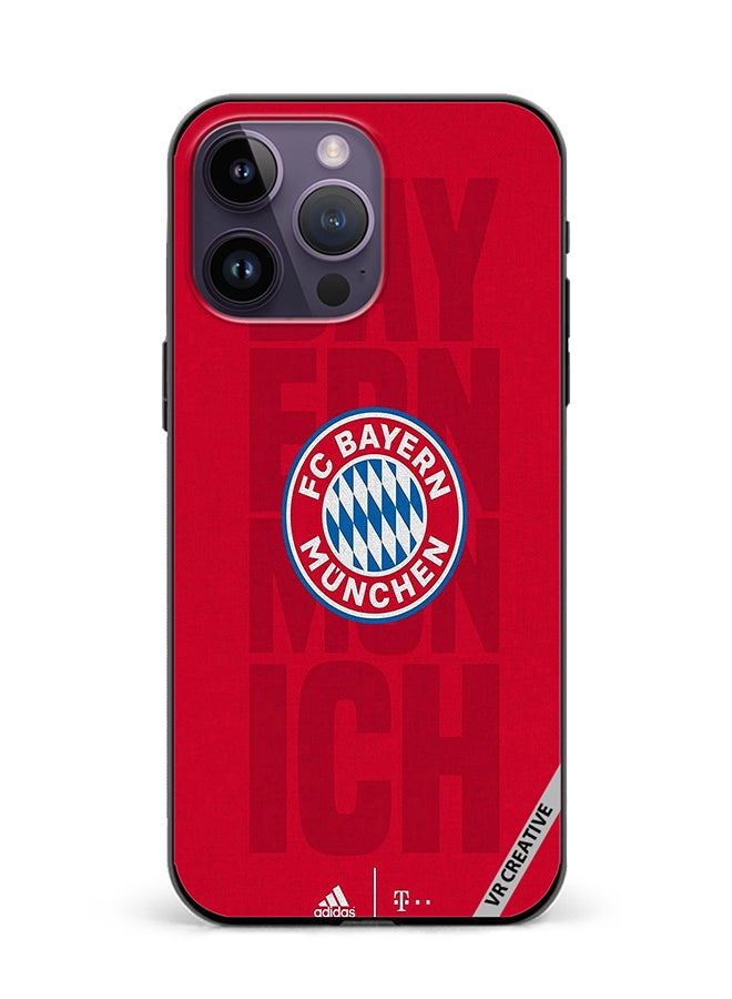 VR CREATIVE Protective Case Cover For Apple iPhone 16 Pro Max Fc Bayern Munich Design Multicolour