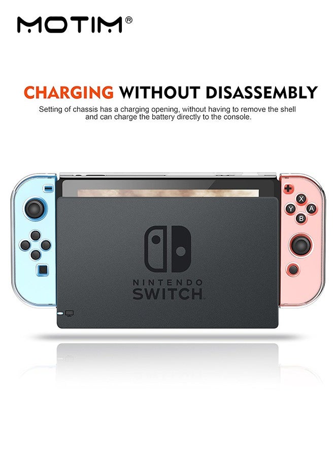 Clear Protective Case for Nintendo Switch Controller, 3 in 1 Games Shock-absorbing and Anti Drop Protective Cover, Comfort Grip Shell with Anti-Scratch Design - pzsku/Z0A4AC52DBEA2A38BF5E1Z/45/1741158656/24ce0b8f-6f1f-4a9f-9097-44bd335b5f2a