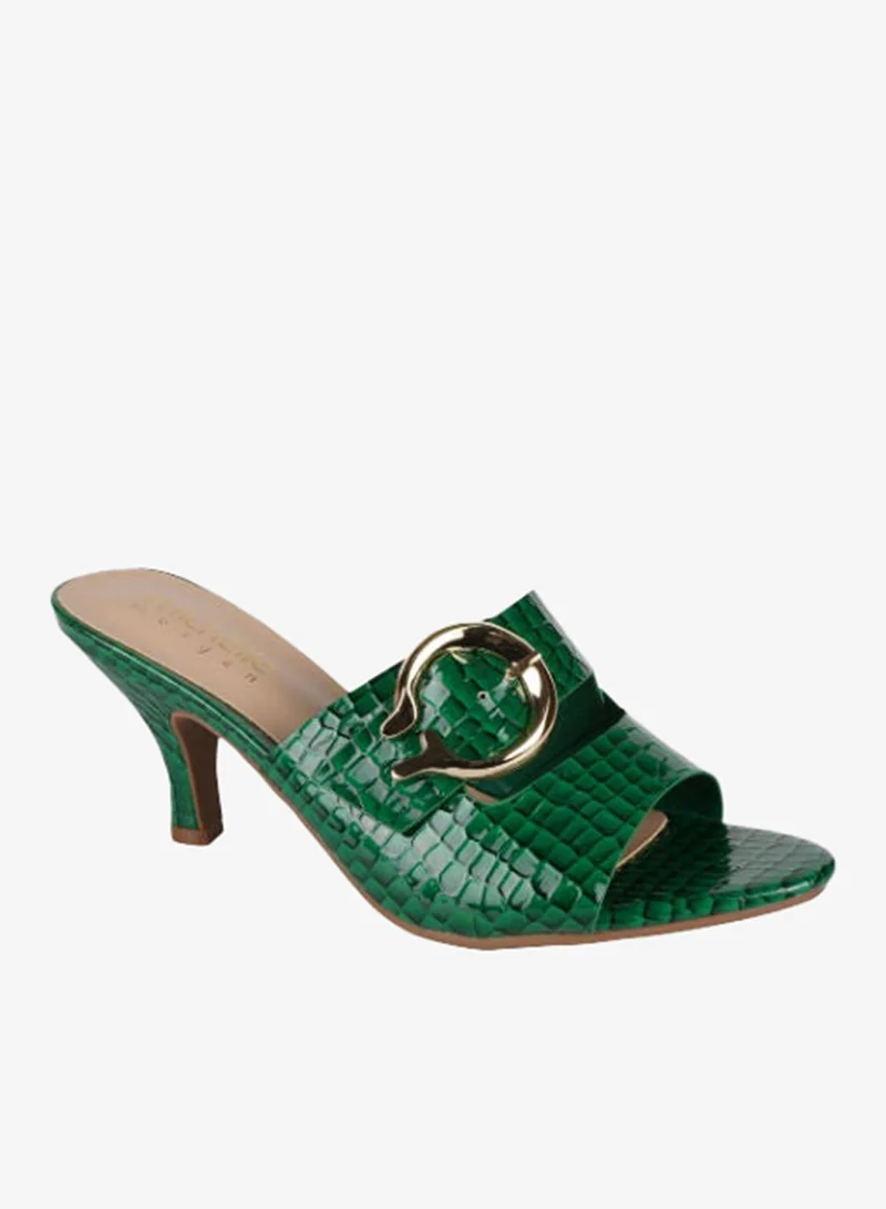 Michelle Morgan Michelle Morgan Ladies Kitten Heel 213RC002 Green