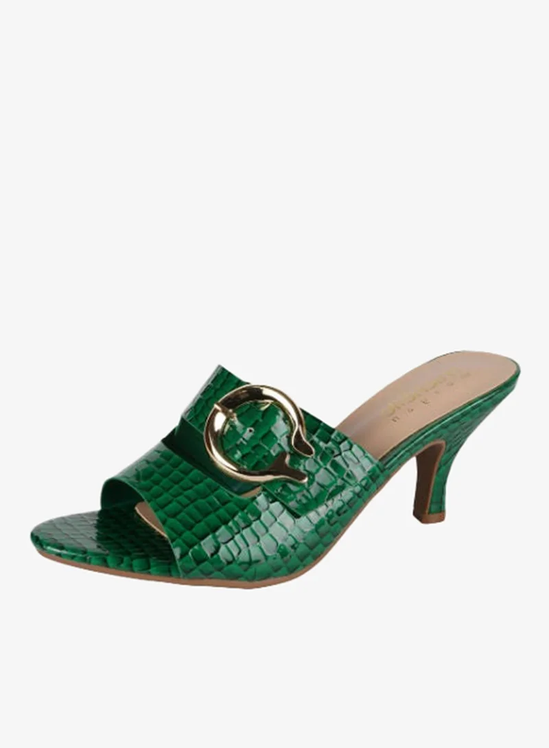 Michelle Morgan Green Michelle Morgan Ladies Kitten Heel 213RC002 Green for Women | Best Price UAE