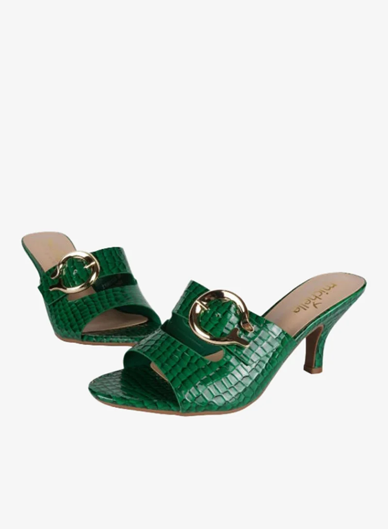 Michelle Morgan Michelle Morgan Ladies Kitten Heel 213RC002 Green