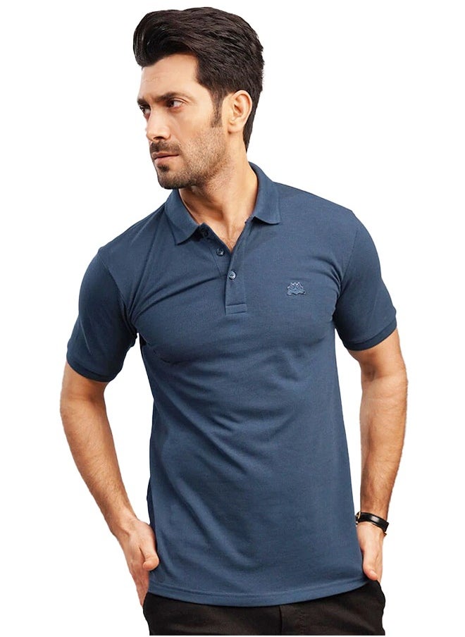 Mendeez Men’s Classic Basic Persian Blue Cotton Regular Fit Polo Neck T Shirt Casual. - pzsku/Z0A4ADAD45EC879C89C70Z/45/_/1721304276/1fb85136-420c-4fae-8687-44b15b9dd739