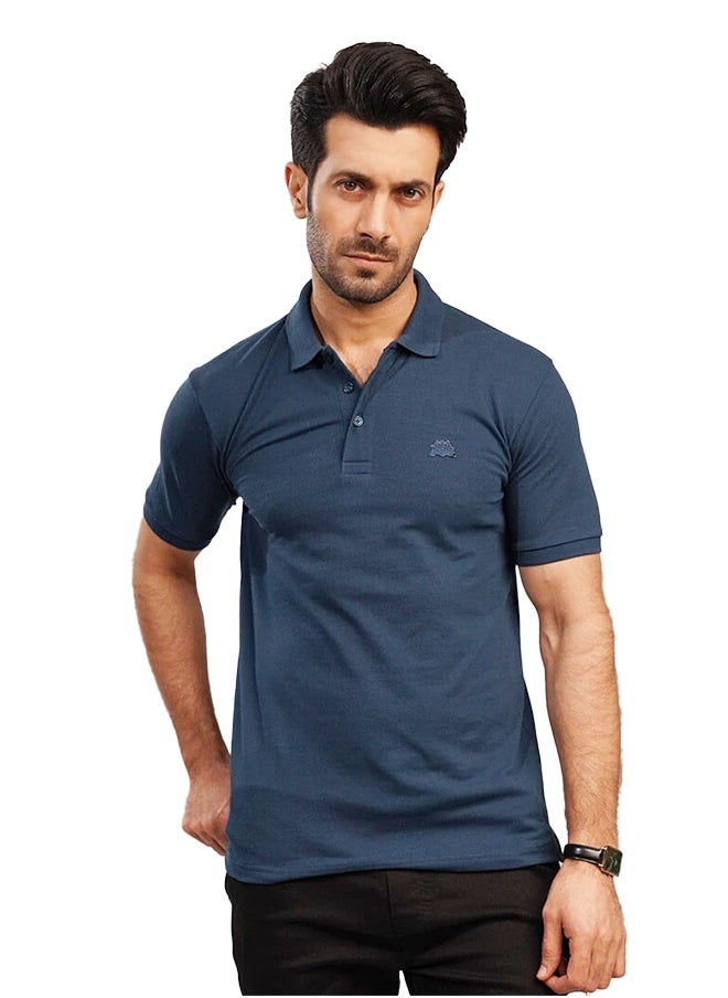 Mendeez Men’s Classic Basic Persian Blue Cotton Regular Fit Polo Neck T Shirt Casual. - pzsku/Z0A4ADAD45EC879C89C70Z/45/_/1721304372/193cdae4-7643-4049-af48-cf456f1b0003