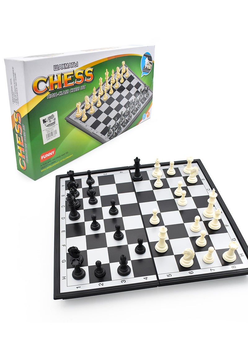 High-class Magnetic Chess Set Folding Portable - Image 1