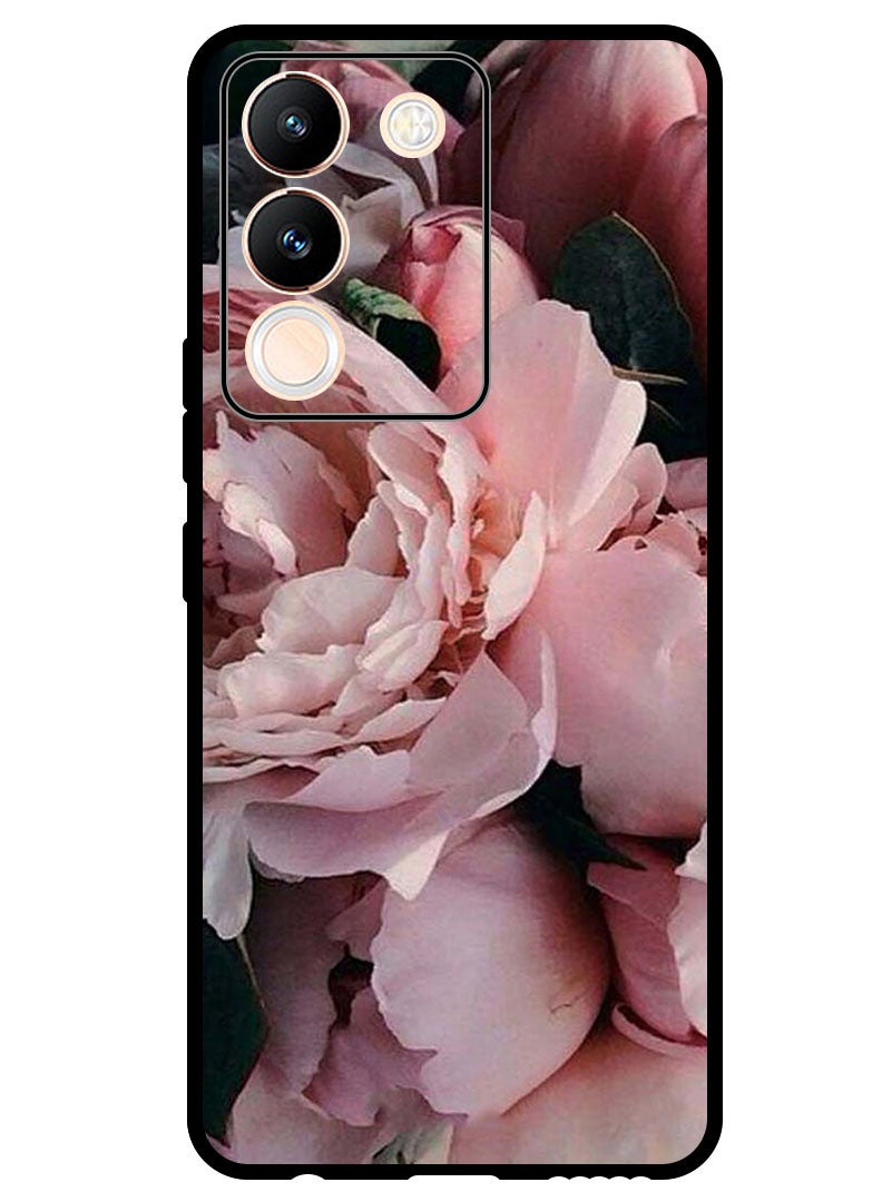 Theodor Protective Case Anti Scratch Shock Proof Bumper Cover For Vivo Y200 Flowers 1 - Image 1