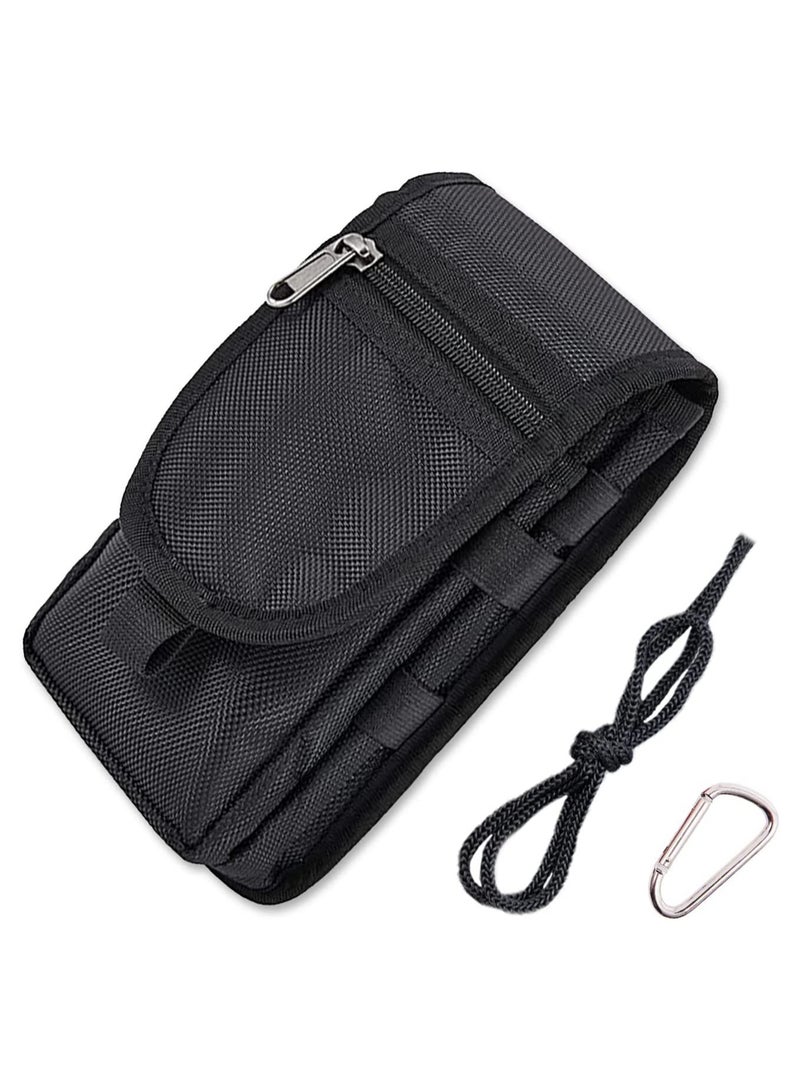 SYOSI Belt Pouch Smartphone Pouch Waist Bag Tool Holder Pouch Cell Phone Holster Men Women Waist Pocket Gifts for Sports Hiking Camping Barbeque Rescue Work Tool Belt Attachment - Image 1