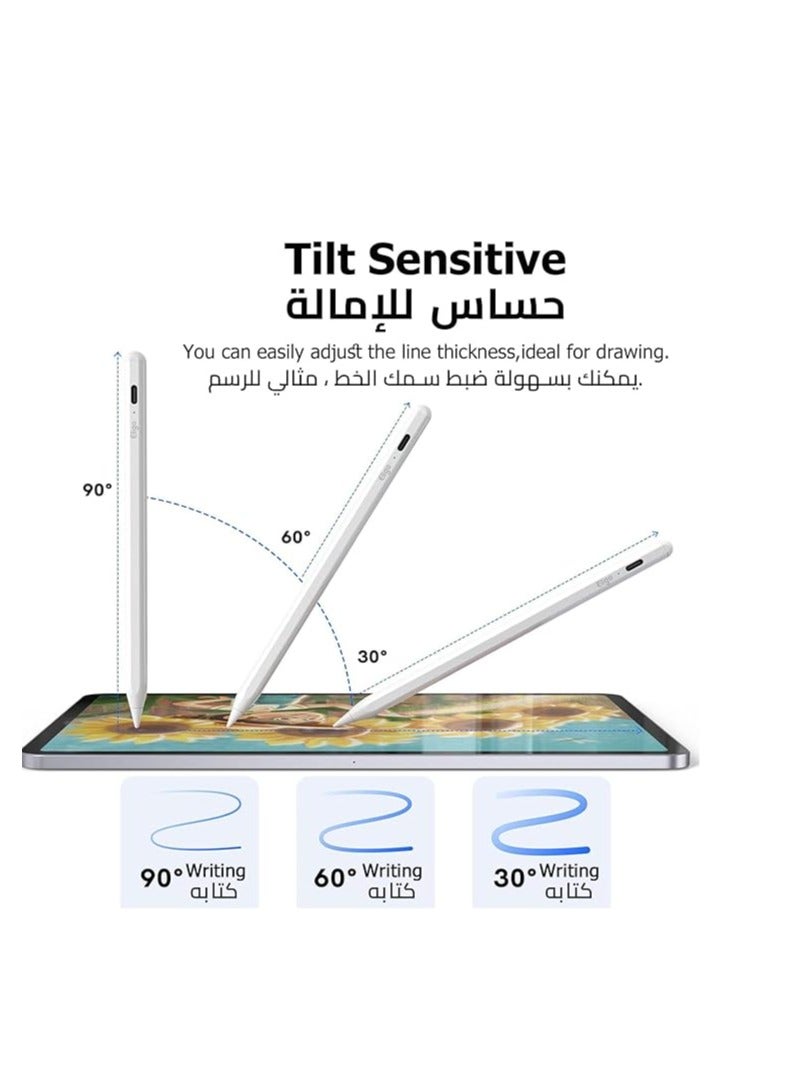 قلم رقمي لجهاز iPad - استجابة سريعة، ورفض راحة اليد، وعمر بطارية طويل - Image 4