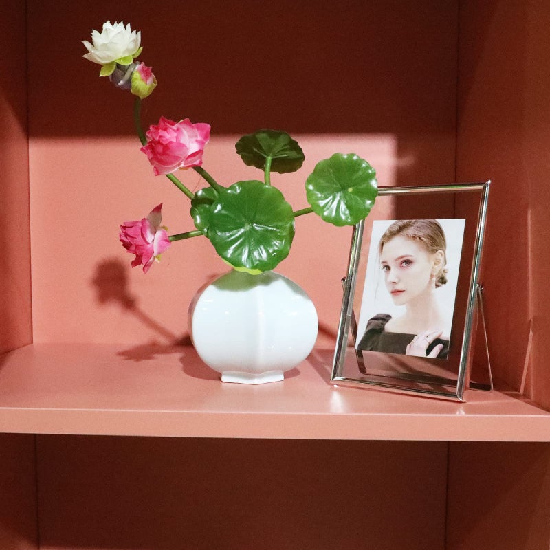 أهاجو Ahago Silver Floating Frame (4 "" x6 "" مجموعة رأسية 2) للصورة 3.5x5 2x3 1x2 إطارات صور الطاولة على الطاولة هدية راقية لمهرجان الزفاف أو المكتب د؟ - Image 5
