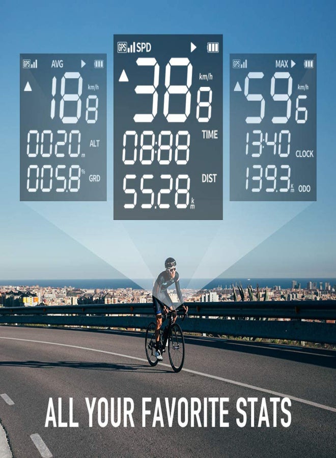 Xoss Smart GPS Cycling Computer Wireless Bike Computer Digital Speedometer IPX7 Accurate Bike Computer with Protective Cover - Image 5