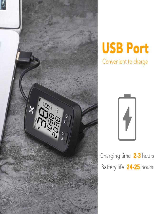 Xoss Smart GPS Cycling Computer Wireless Bike Computer Digital Speedometer IPX7 Accurate Bike Computer with Protective Cover - Image 3