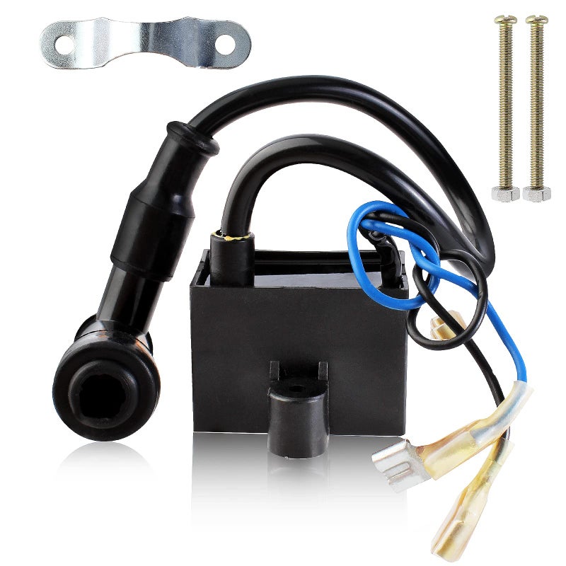 YOFMOO CDI Ignition Coil 49cc 50cc 60cc 66cc 70cc 80cc 2Stroke Engines Motor Motorized Bicycle Bike ATV Quad Go Kart Moped Scooter