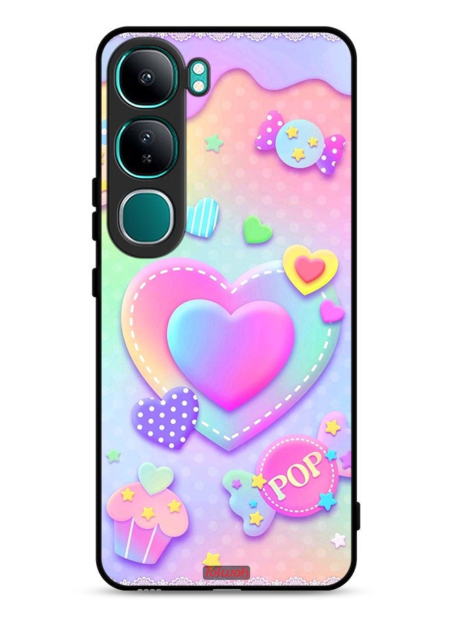 Tolwak vivo Y300 5G Protective Case Cover Pop Hearts Art - Image 1