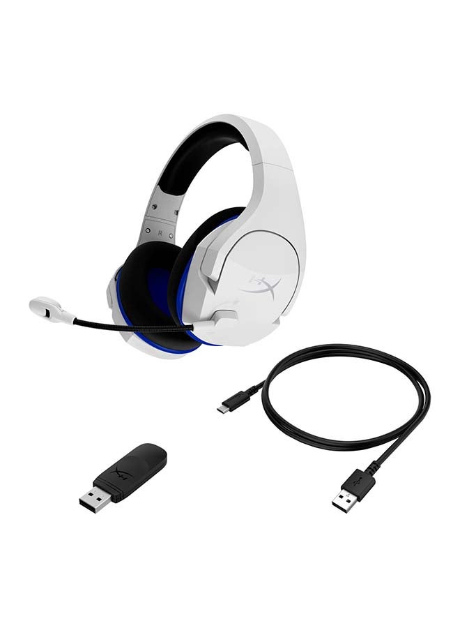 Hyperx Cloud Stinger Core – Wireless Gaming Headset, For Ps5, PS4, Pc, Upto 17 hours battery life, Lightweight, Durable Steel Sliders, Noise-Cancelling Microphone - White I 4P5J1AA - Image 2