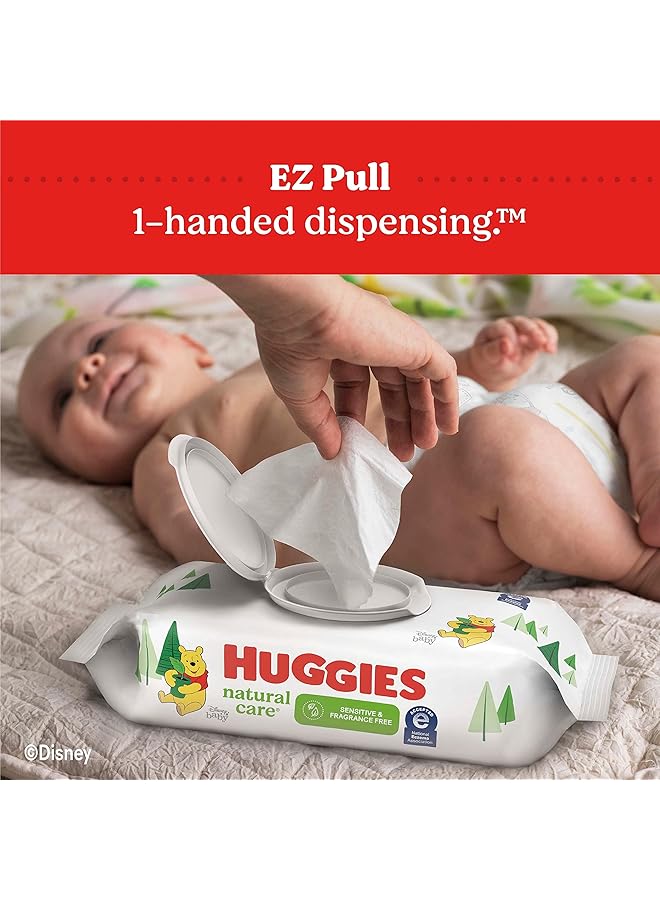 HUGGIES Natural Care Unscented Baby Wipes Soft Pack 56Ct - Image 5