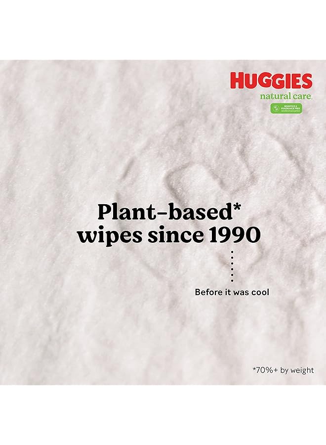HUGGIES Natural Care Unscented Baby Wipes Soft Pack 56Ct - Image 2