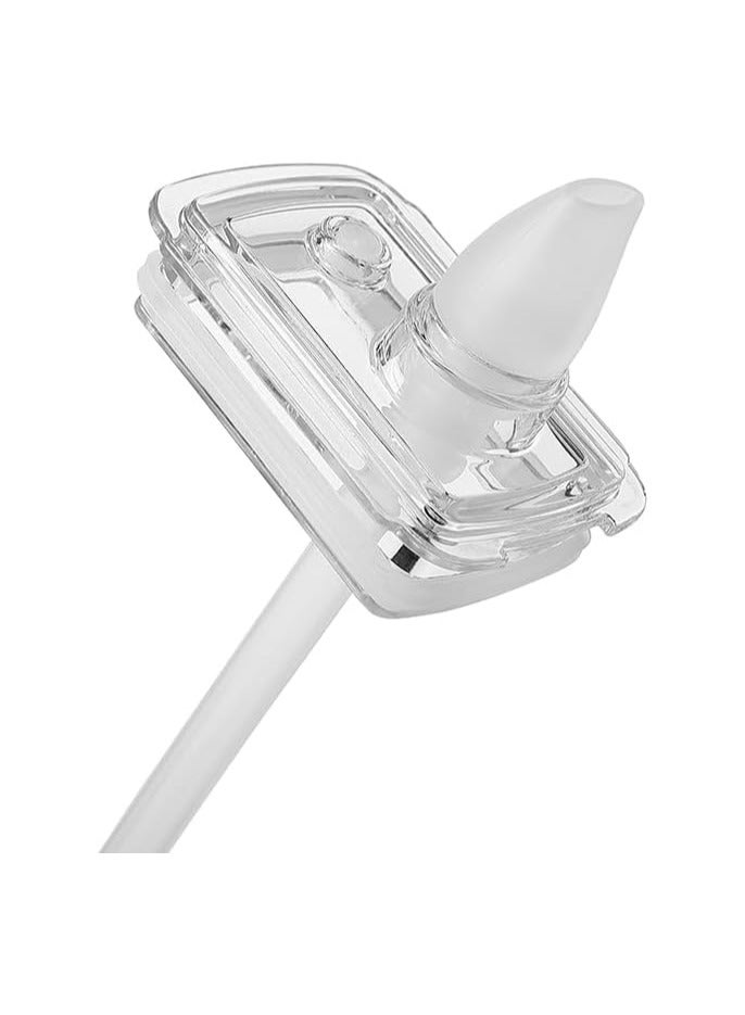 تويسو زجاجة مياه بلاستيكية مربعة قابلة للحمل من Twisoo، 350 مل، صالحة للطعام، تصميم منقار البط، ختم من السيليكون، رمادي - Image 4