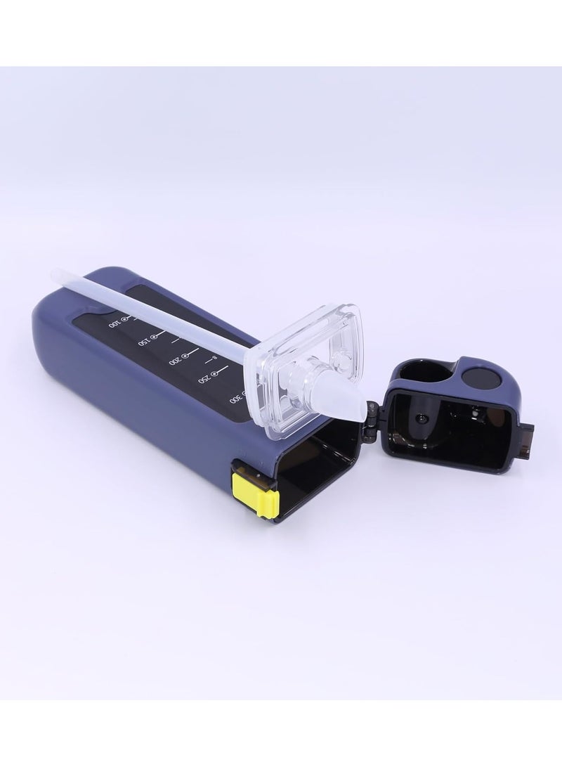 تويسو زجاجة مياه بلاستيكية مربعة قابلة للحمل من Twisoo، 350 مل، صالحة للطعام، تصميم منقار البط، ختم من السيليكون، رمادي - Image 3