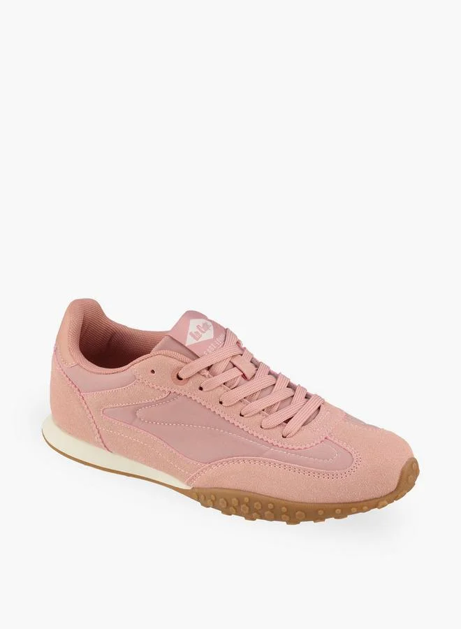 Lee Cooper PINK Women Lace-Up Sneakers for Women | Best Price UAE